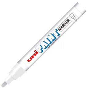Marcador UNI PAINT PX20BL - Color blanco, venta individual.