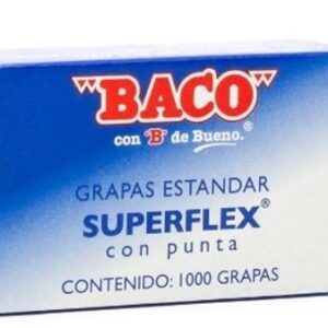 Grapas Estándar G-1000 SUPERFLEX BACO 11015 BACO Caja con 1000