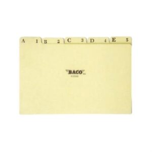 BAC3580 Guía para Archivo BACO modelo oficio 250 X 300 mm 25 Piezas