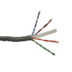Bobina de Cable UTP CAT6+ BELDEN 2412 008A1000 - 305 m, Gris, Interior, CAT6+, 100 Cobre
