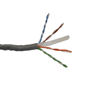 Bobina de Cable UTP CAT6+ BELDEN 2412 008A1000 - 305 m, Gris, Interior, CAT6+, 100 Cobre