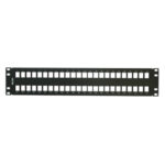 Patch Panel Modular CAT6/6A 48 Espacios 2UR BELDEN AX103115 - Acero, Negro