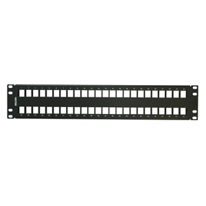 Patch Panel Modular CAT6/6A 48 Espacios 2UR BELDEN AX103115 - Acero, Negro