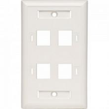 Placa de Pared BELDEN AX102249 - 4 Puertos KeyConnect