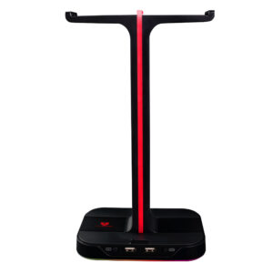 BR-931502 Base Gaming Headser Stand Balam Rush USB 2XUSB 16x10x27cm RGB + LED ATLAS HR760