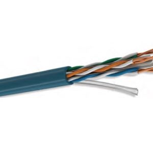 Bobina UTP CAT6 para interior - 4 pares, 23 AWG, bobina de 305 mts, 100 cobre, CONDUMEX 66446815, color azul