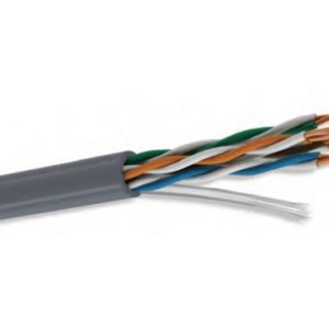 Bobina UTP CAT6 para interior - 4 pares, 23 AWG, bobina de 305 mts, 100 cobre, CONDUMEX 66446835, color gris