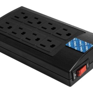 Supresor de Picos 504 Joule COMPLET BRC-1-002. 8 contactos Nema 5-15R. Garantía 60 meses
