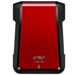 Gabinete Externo ADATA EX500 - USB 3.2 Gen1 (compatible con las versiones anteriores USB 2.0), 2.5 pulgadas, Rojo