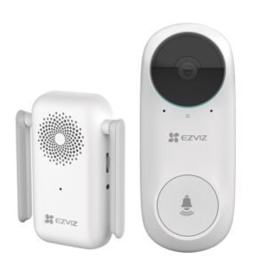 EZVIZ Timbre Inalámbrico (Doorbell) de Batería Recargable (1920x1080) / Sirena WiFi / Micro SD hasta 128 GB / Uso en Interior (DB2C)