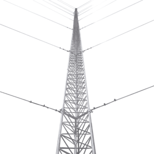 HIKVISION Kit de Torre Arriostrada KTZ-30E-015 de Piso de 15 m Altura con Tramo STZ30 Galvanizado Electrolítico (No incluye retenida).