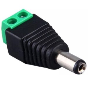 HIKVISION JR-52 Adaptador Macho Tipo Jack de 3.5 mm Polarizado de 12 Vcc