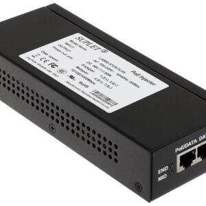 LAS60-57CN-RJ45 Inyector Super Hi-PoE HIKVISION - 60 W, 10, 100, 1000 Mbit/s, 100 - 240, 50 - 60