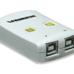 Hub USB 162005 MANHATTAN - USB 2.0, Color blanco, 2 puertos