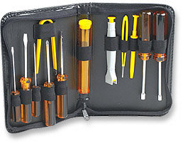 Kit de herramientas MANHATTAN 400077 - Vinilo, Negro, No, Negro