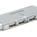 MANHATTAN 160599 Hub de Bolsillo USB de Alta Velocidad 2.0. SIN FUENTE