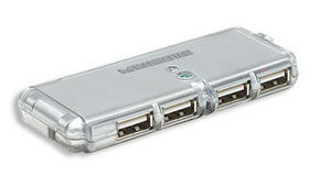 MANHATTAN 160599 Hub de Bolsillo USB de Alta Velocidad 2.0. SIN FUENTE