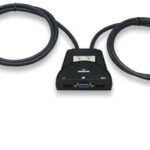 MANHATTAN 151245 Mini Switch KVM de 2 puertos - 2 puertos, USB, Con soporte de audio