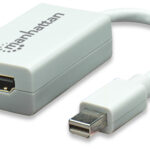 MANHATTAN 151399 Adaptador Mini DisplayPort a HDMI - Soporta una resolución de 1080p.