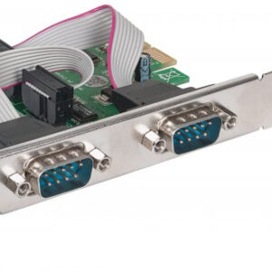 MANHATTAN 152082 Tarjeta Serial PCI Express de dos puertos DB9 - para instalación en buses PCI Express x1, x4, x8 y x16