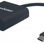 MANHATTAN 151788 Convertidor USB-C a HDMI - Convierte una señal de audio y video de USB-C a HDMI Hembra, resolucion hasta 3840x2160p 30Hz