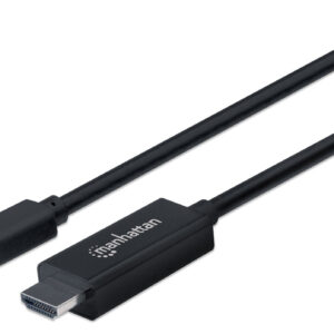 Cable Mini DisplayPort a HDM MANHATTAN 153287 - 1, 8 m, Mini DisplayPort, HDMI, Negro, Macho/Macho
