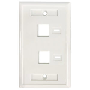 Face Plate 772396 INTELLINET - Blanco 2 Perf. Etiqueta