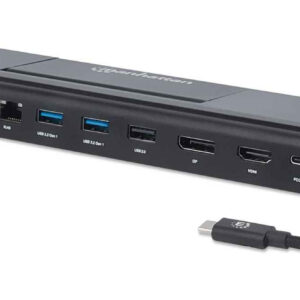 Docking Station MANHATTAN 153478 - Aluminio
