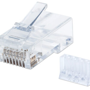 INTELLINET 790604 Plug RJ45 CAT 6 UTP SOLIDO 90 Pzs