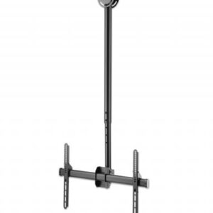 MANHATTAN 462204 Soporte de techo para TV de movimiento completo y ajustable en altura - Sostiene un televisor de 37 pulgadas a 70 pulgadas de hasta 50 kg