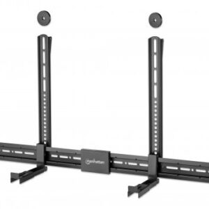 MANHATTAN 461849 Soporte universal para barra de sonido - Soporte de pared o montaje VESA, compatible con barras de sonido de hasta 15 kg