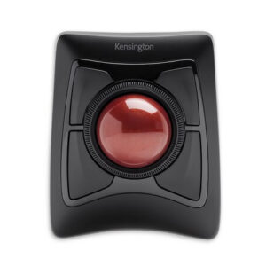 Trackball Inalámbrico KENSINGTON K72359WW - Negro con detalles en Rojo, Bluetooth