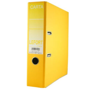 Registrador Lefort 1530 Ojillo Rado Carta Amarillo S/INDEX 1530