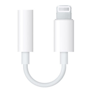 Adaptador de Lighning a Jack de 3.5 mm APPLE MMX62AM/A - Color blanco, APPLE, Adaptadores