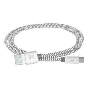 Cable USB A Micro USB PERFECT CHOICE PC-101680 - Plata