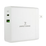 PC-240396 Adaptador de Corriente 65W para Laptops y Dispositivos Móviles Color Blanco | PERFECT CHOICE