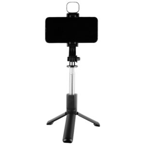 PC-120414 Bastón tripie selfie stick plegable con luz led Selfix | PERFECT CHOICE