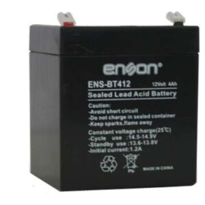 Batería de Respaldo 12V 4A ENSON ENS-BT412 - Negro