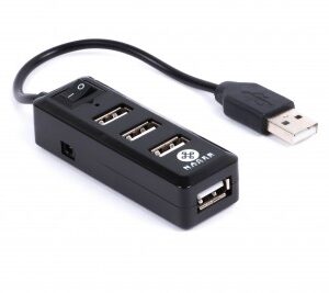 NA-143 Hub USB Naceb Technology - USB, USB A, Negro