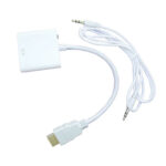 NA-235 Convertidor HDMI/VGA Naceb Technology - HDMI, VGA, Macho/hembra, Color blanco