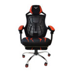 Naceb Gaming Silla Gaming Naceb Technology NA-0928 - Gamer, Asiento acolchado, Negro/Rojo