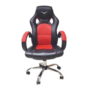 Naceb Gaming Silla Gamer Naceb Technology WARPANTHER - Gamer, Asiento acolchado, Negro/Naranja, Poliuretano