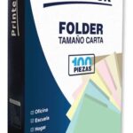 Nextep Folder Printeck carta color crema C/100 8-040-1 Dimensiones 29.3 cm de Largo x24 cm de Ancho 4.5 de grosor Capacidad para 50 hojas