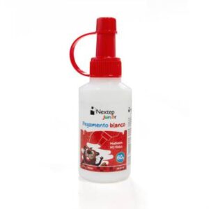 Pegamento Blanco Nextep Junior NE-121S Multiusos 60gr Uso Papel - Tela, Madera, Cerámica etc No tóxico y fácil de aplicar