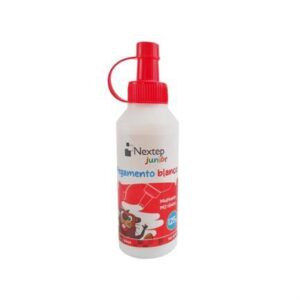 Pegamento Blanco Nextep Junior NE-121C Multiusos 125gr Uso Papel - Tela, Madera, Cerámica etc No tóxico y fácil de aplicar