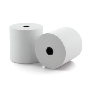 Rollo de Papel Nextep Térmico NE-529 80x70 mm c/5 piezas gramaje 55 y largo 55m +5 impresión color negro