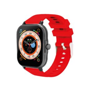 NBSW2125SI Smartwatch NECNON NSW-201 1.81 pulgadas Full Touch IP67 BT 5.0 Android/IOS Negro/Rojo