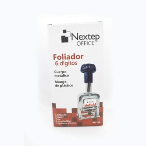 Foliador Nextep Acero 6 Dígitos NE-166