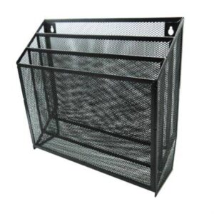 Clasificador Nextep ne-176 Malla Metálica tres niveles Grande caja blanco Negro