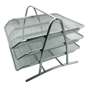 Nextep Charola Organizadora NE-162P Nixte material Malla Metálica 3 Niveles Tipo Oficio Color Plata